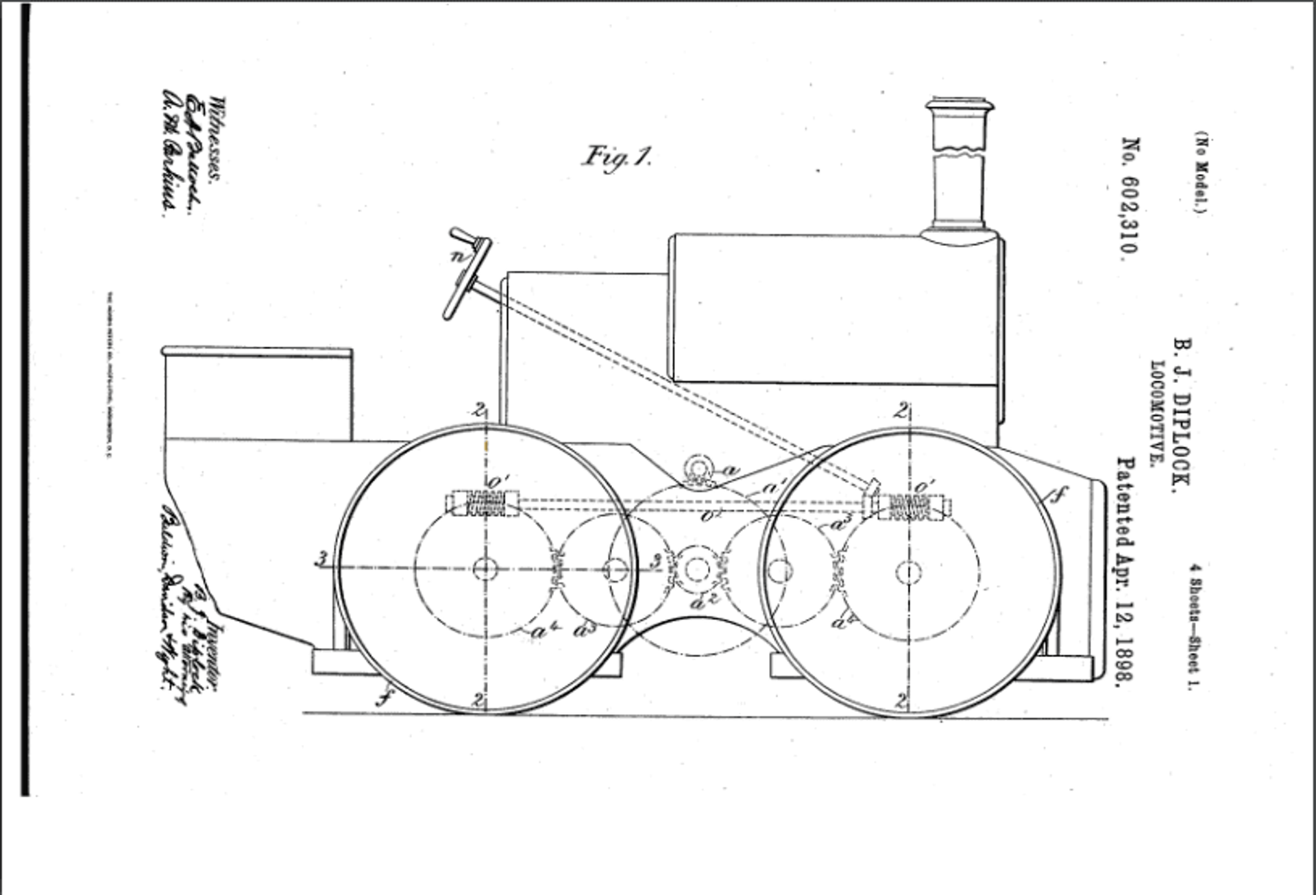 Động cơ hơi nước Diplock 1893 là phương tiện giao thông đường bộ 4WD đầu tiên trên thế giới..png